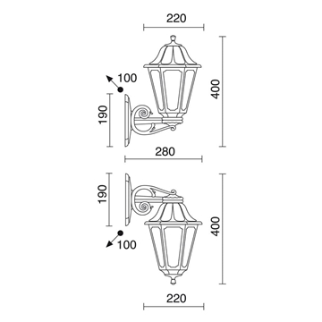 Aplique de Exterior Indura - Imagen 2