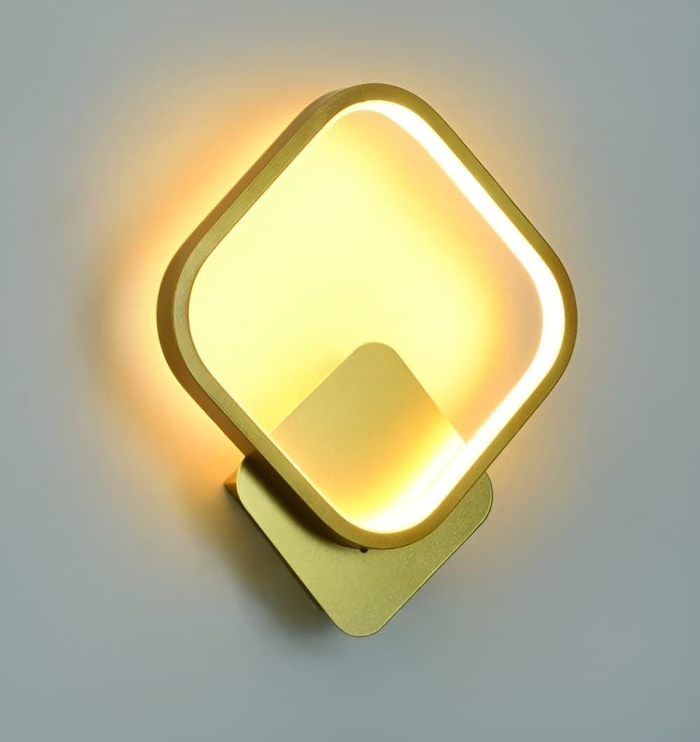 Aplique de Pared 15W en Metal Dorado - Imagen 1