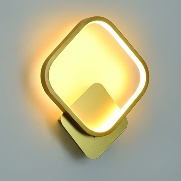 Aplique de Pared 15W en Metal Dorado - Imagen 1