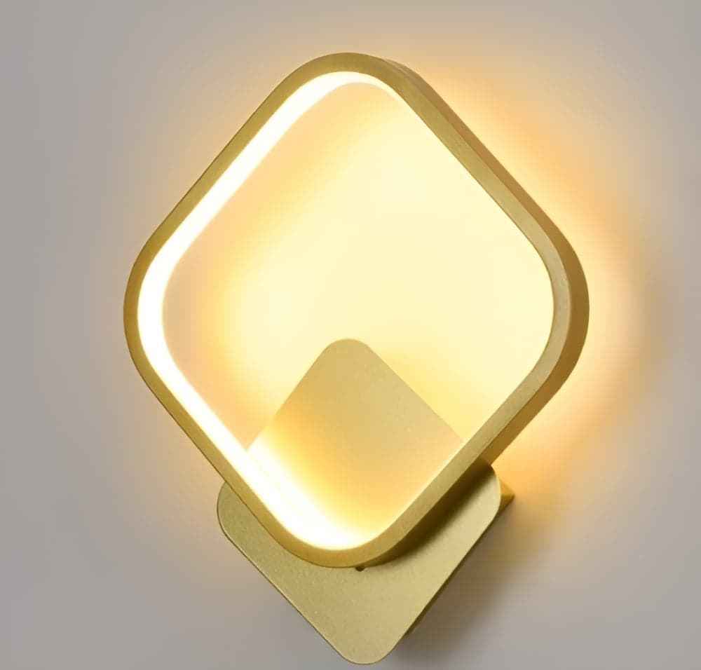 Aplique de Pared 15W en Metal Dorado - Imagen 2