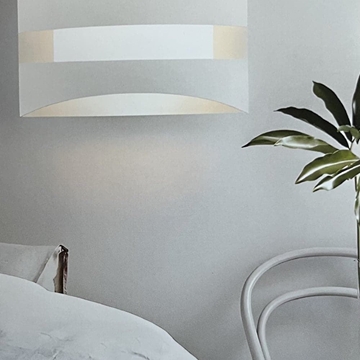 Aplique de Pared Blanco Elegante - Imagen 2