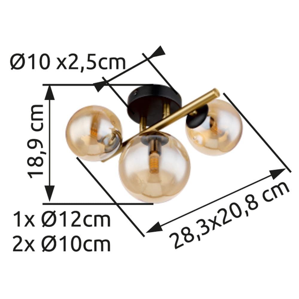 Aplique RIHA en Acero con 3 Bombillas - Imagen 12