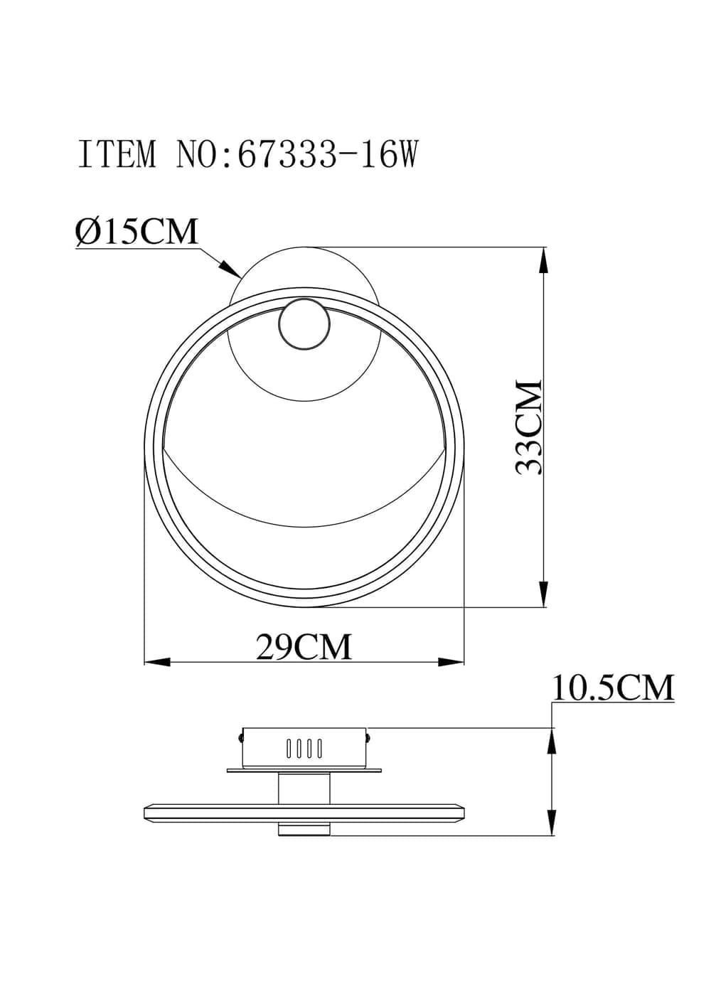 Aplique Umbra en Aluminio Cepillado - Imagen 7