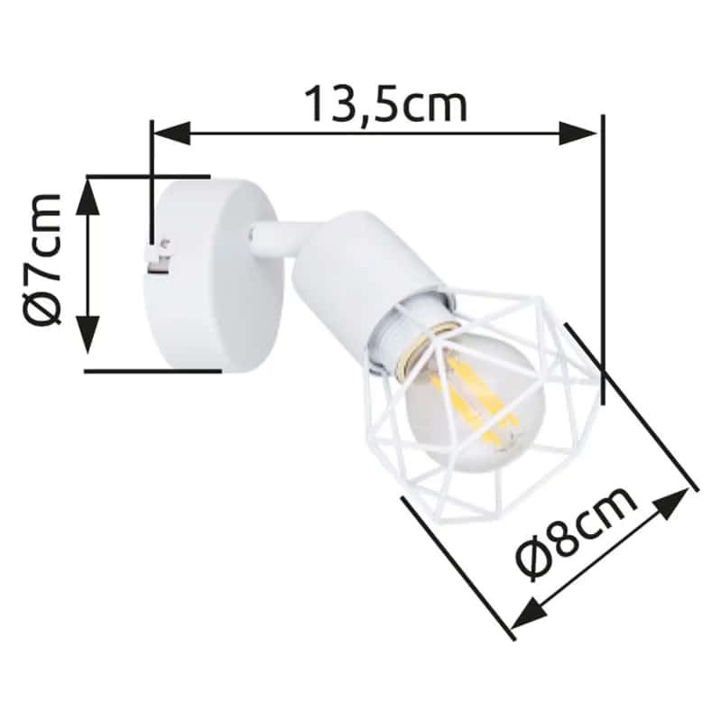 Aplique Xara Blanco Mate - Imagen 4