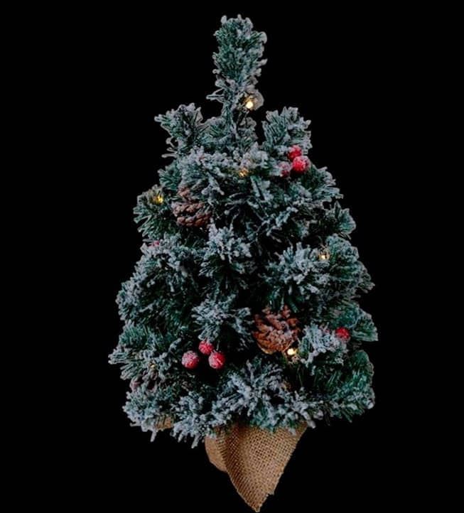 Árbol de Navidad Mini con LED - Imagen 1