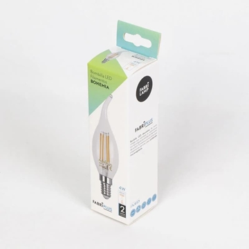 Bombilla E14 2700K (Luz Cálida) Bohemia Transparente - Imagen 2