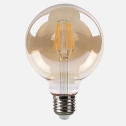 Bombilla E27 2700K (Luz Cálida) VINTAGE de Globo - Imagen 1