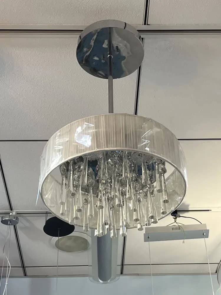 Colgante en Cristal y Tela - Imagen 3