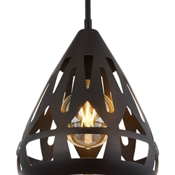 Colgante Hassan Negro Mate - Imagen 1