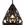 Colgante Hassan Negro Mate - Imagen 1