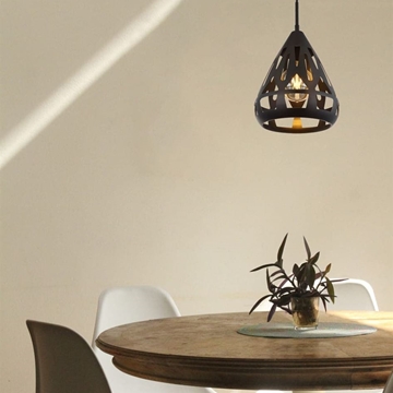 Colgante Hassan Negro Mate - Imagen 2