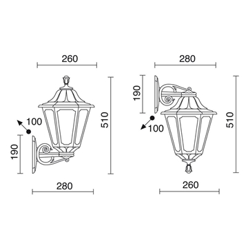 Farol Clásico de Exterior - Imagen 2