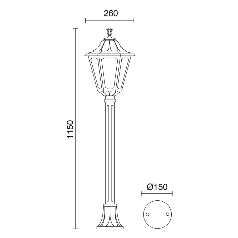 Farola Clásica para Jardín - Imagen 3