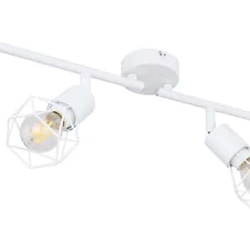 Lámpara Blanca con 4 Focos - Imagen 1