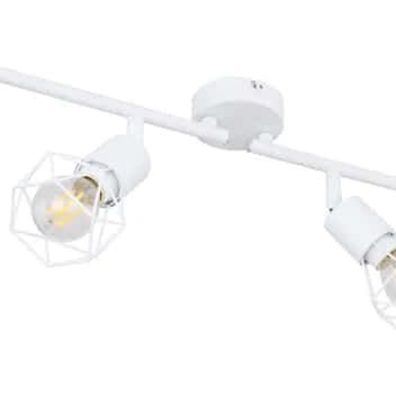 Lámpara Blanca con 4 Focos - Imagen 1