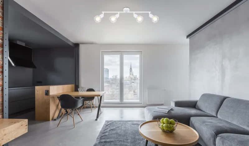 Lámpara Blanca con 4 Focos - Imagen 2