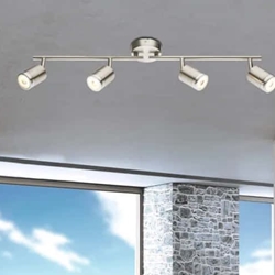 Lámpara Blanca con 4 Focos - Imagen 1