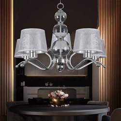 Lámpara Clásica de Acero color Cromo - Imagen 1