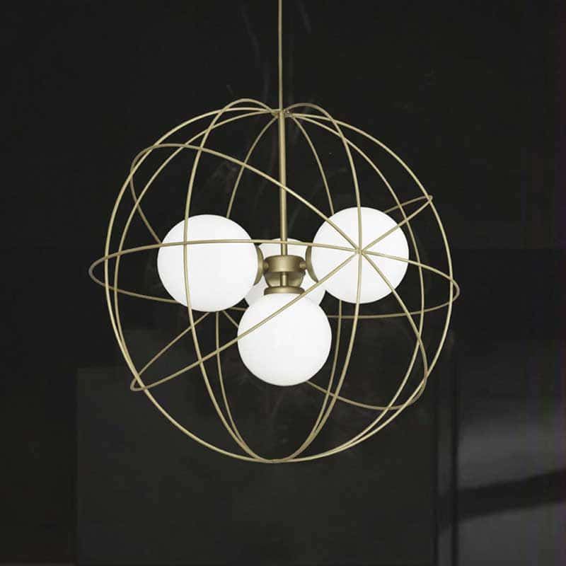 Lámpara Colgante Doble Altura en Acero - Imagen 4