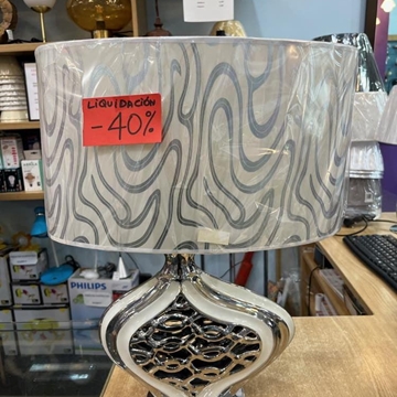 Lámpara de Cerámica con Pantalla Descentrada - Imagen 1