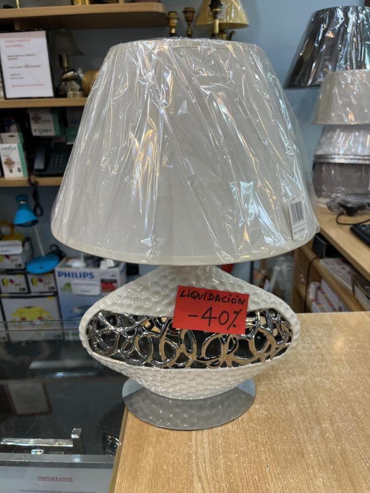 Lámpara de Cerámica Ovalada Horizontal - Imagen 1