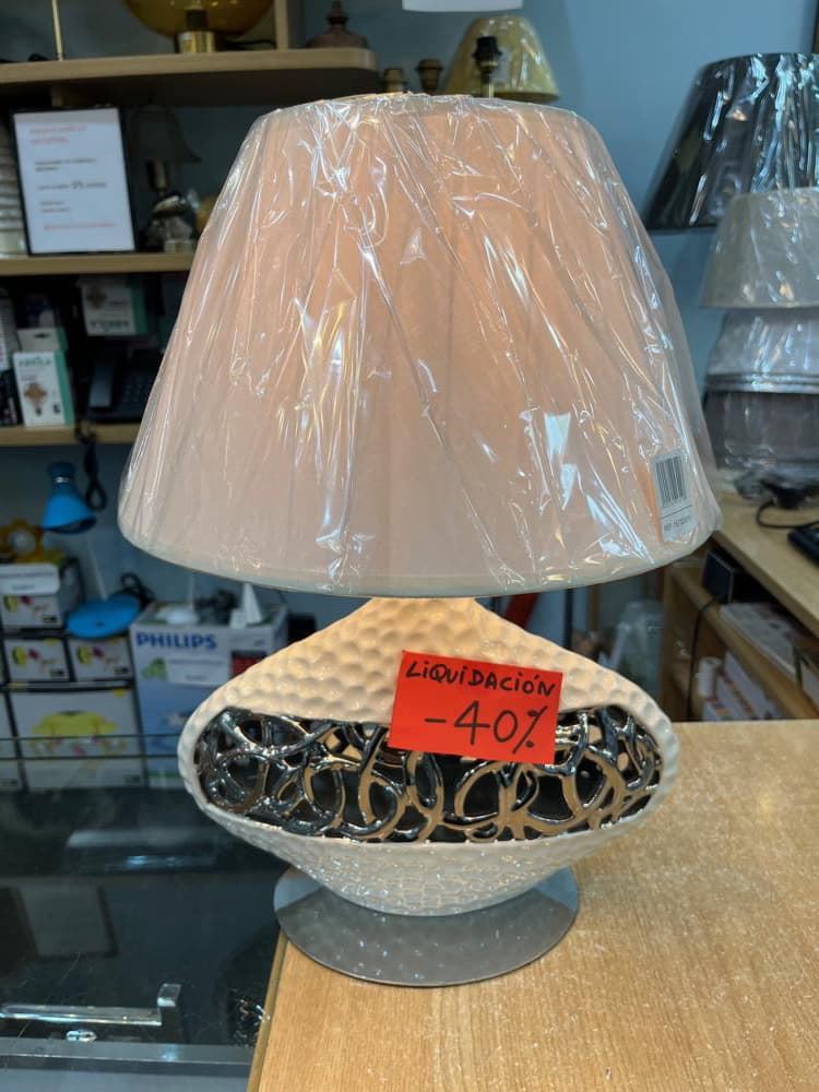 Lámpara de Cerámica Ovalada Horizontal - Imagen 2