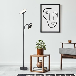 Lámpara de Pie con Ventilador Integrado - Imagen 2