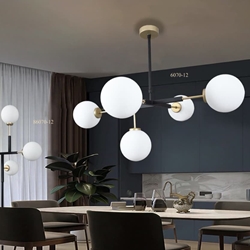 Lámpara de Pie Negra y Oro - Imagen 2