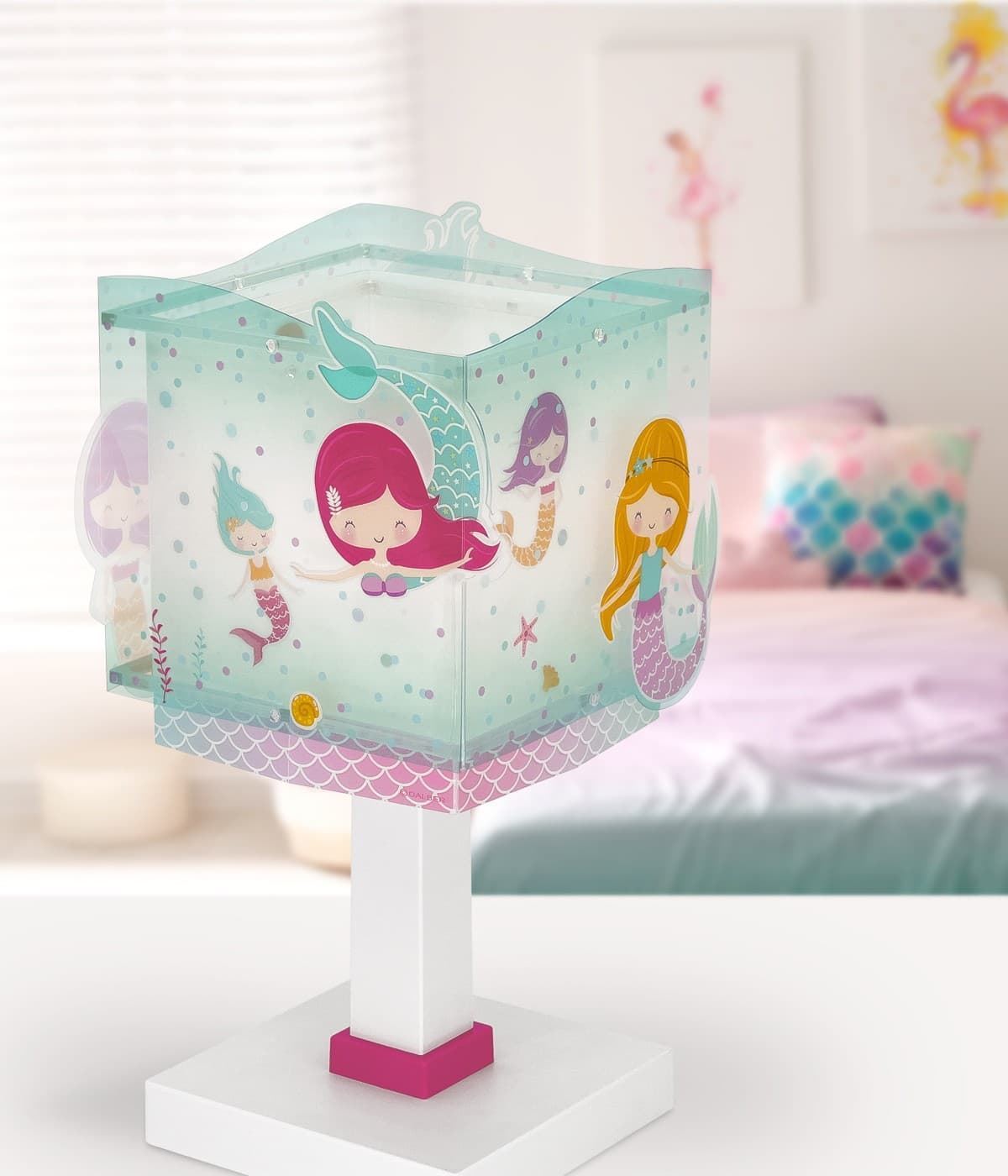 Lámpara Mesa Infantil de Sirenita - Imagen 2