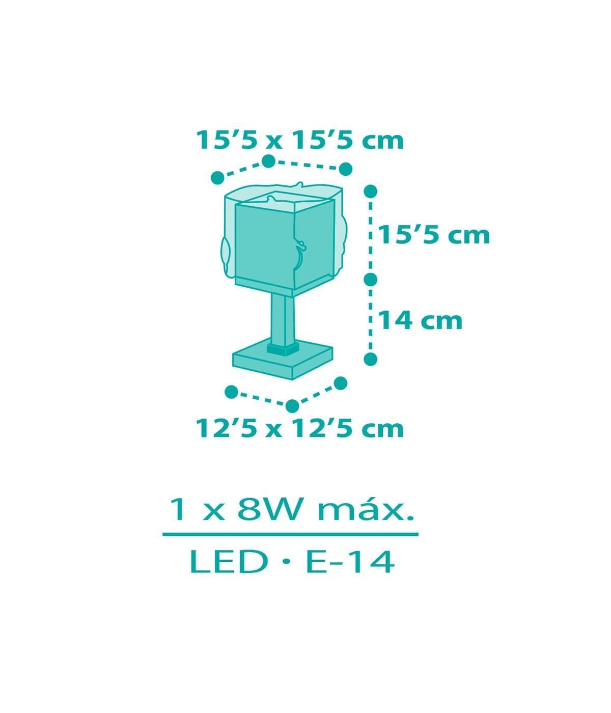 Lámpara Mesa Infantil de Sirenita - Imagen 5