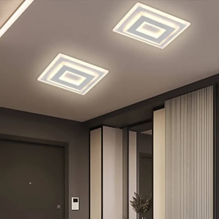 Plafón Cuadrado Blanco mate - Imagen 2