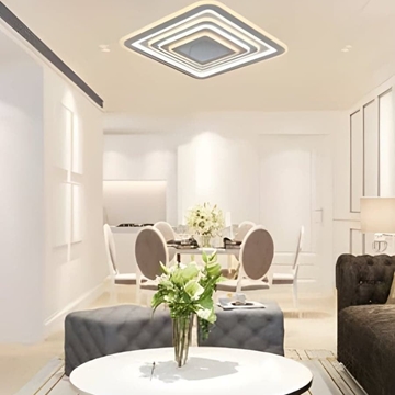 Plafón Estelar Cuadrado Moderno - Imagen 2