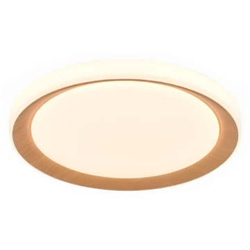 Plafón Fust Circular Imitación Madera - Imagen 1