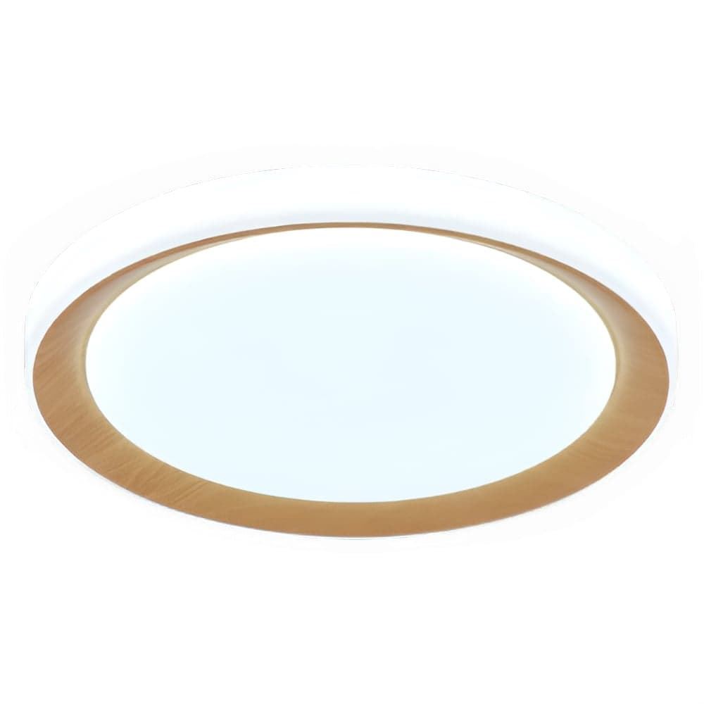 Plafón Fust Circular Imitación Madera - Imagen 3