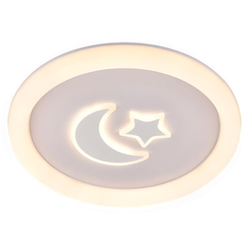 Plafón Moon Infantil con Estrella y Luna - Imagen 1