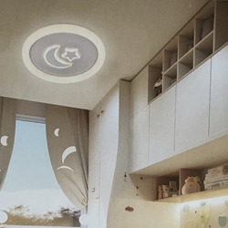 Plafón Moon Infantil con Estrella y Luna - Imagen 2