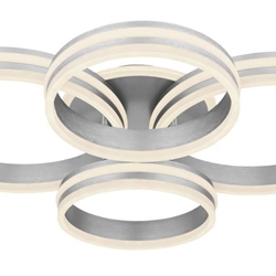 Plafón Rubio Minimalista en Metal - Imagen 1