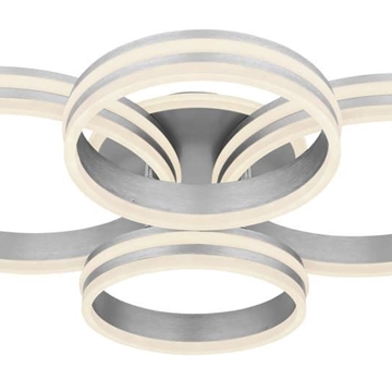 Plafón Rubio Minimalista en Metal - Imagen 1