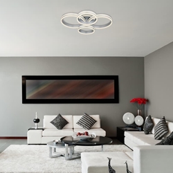 Plafón Rubio Minimalista en Metal - Imagen 2