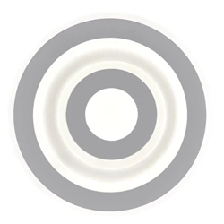 Plafón Sun Mini Circular Blanco Mate - Imagen 1