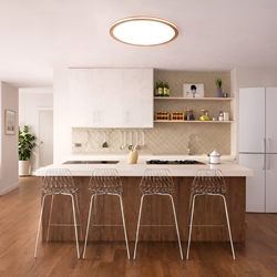 Plafón Suton Efecto Madera con Iluminación Lateral - Imagen 2