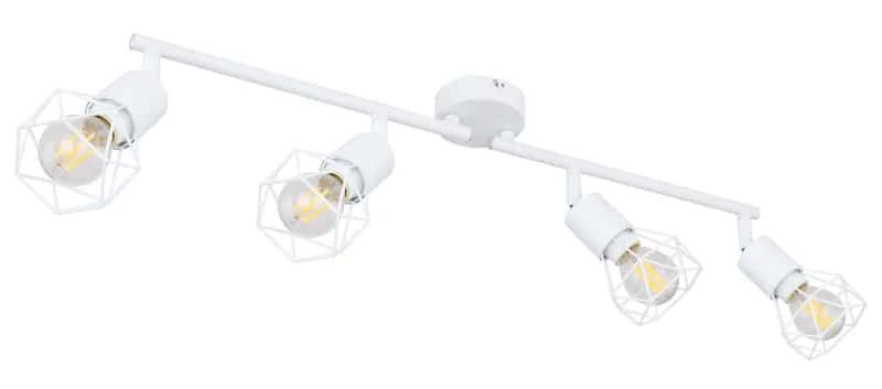 Regleta con 4 Focos en color Blanco - Imagen 1