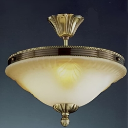 Semiplafón en Bronce modelo Paladio - Imagen 1