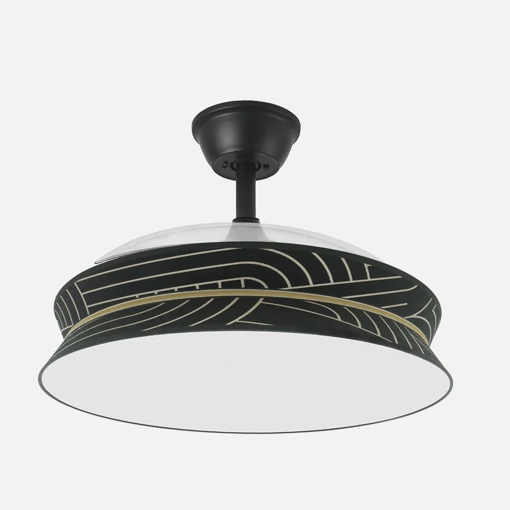 Ventilador con Diseño de Textura y Aspas Desplegables - Imagen 2