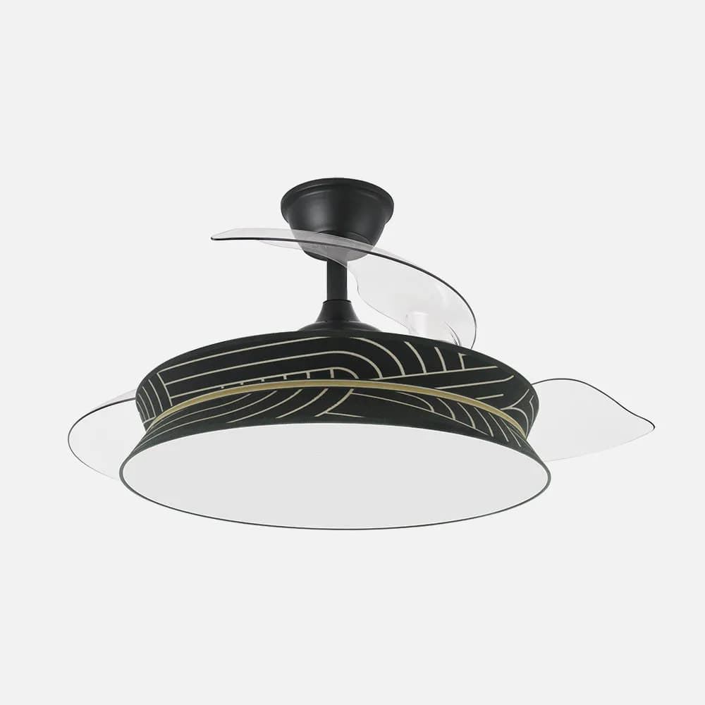 Ventilador con Diseño de Textura y Aspas Desplegables - Imagen 4