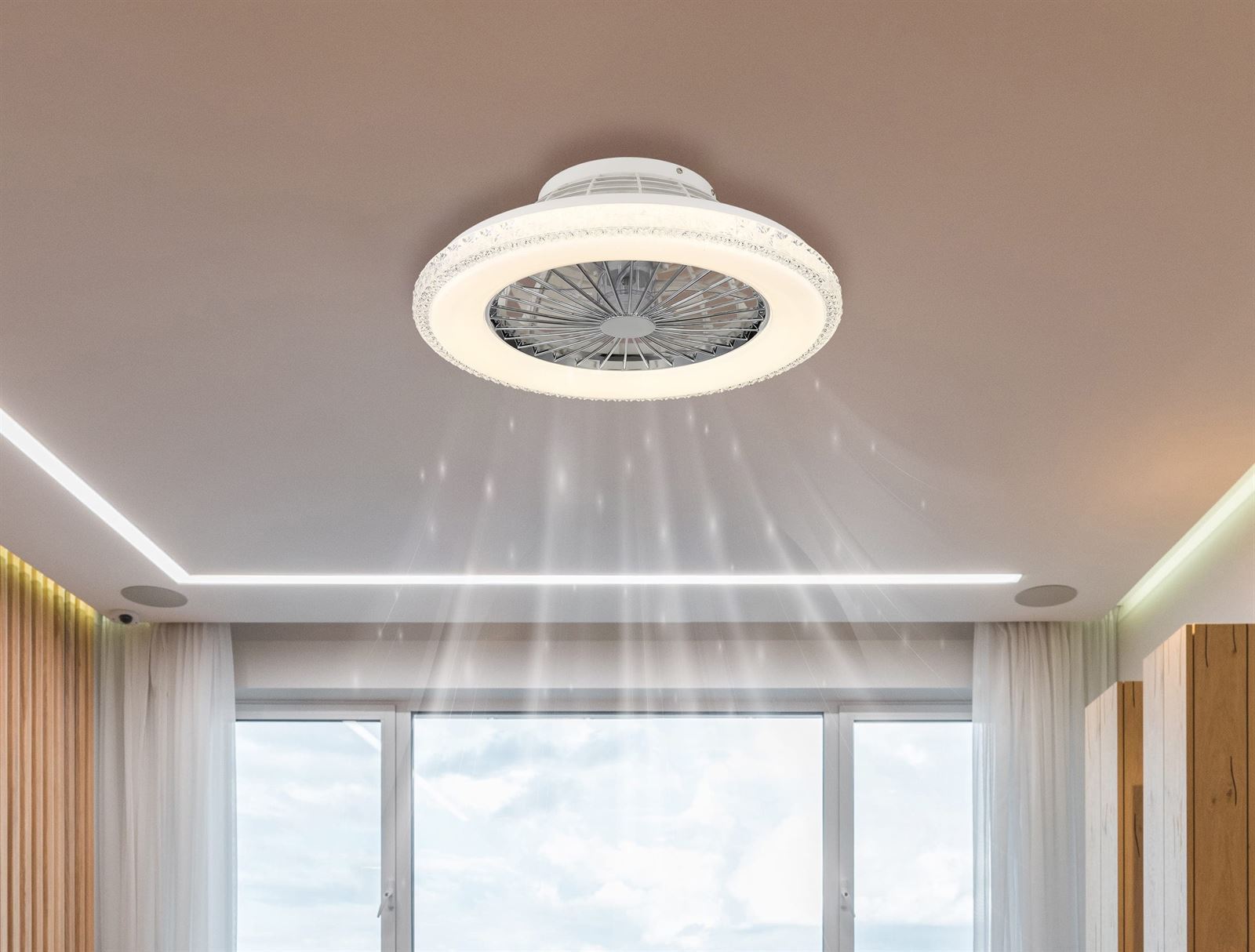 Ventilador de Techo Acristalado Corusso - Imagen 2