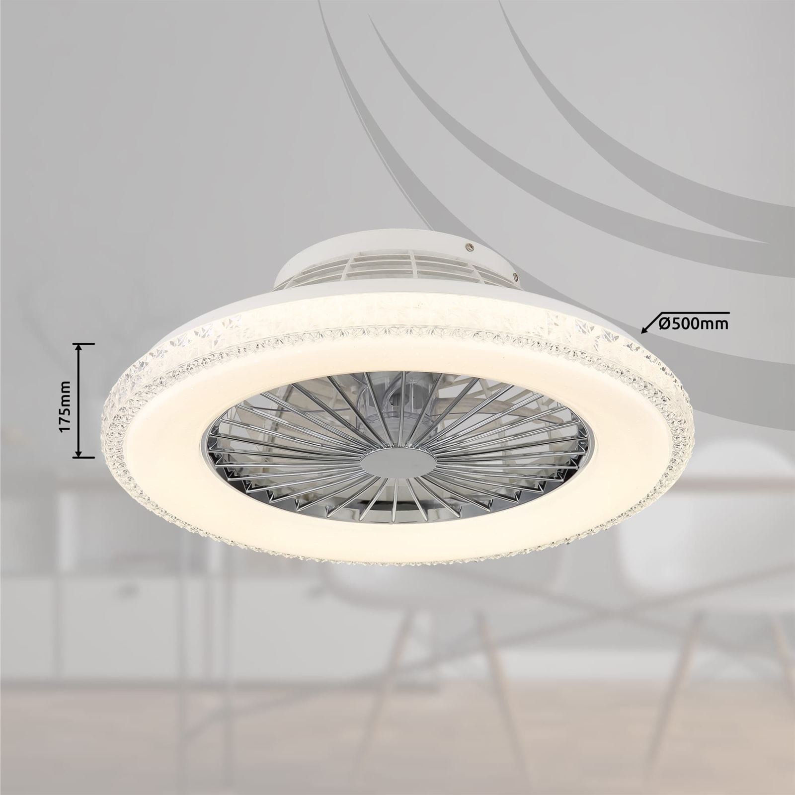 Ventilador de Techo Acristalado Corusso - Imagen 3