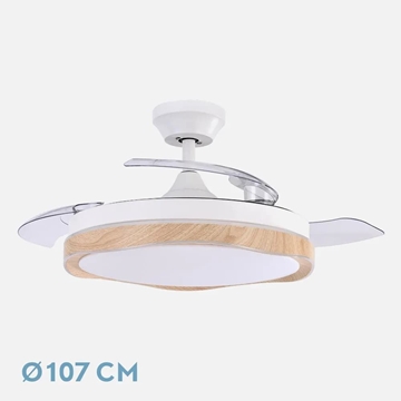 Ventilador de Techo Blondi con Tija adaptable - Imagen 1