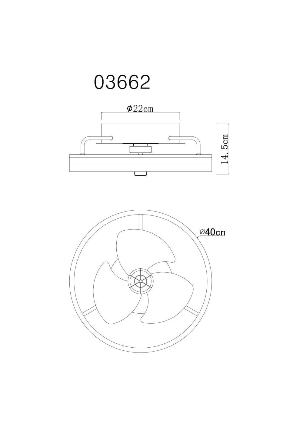 Ventilador de Techo LED Cataleya - Imagen 10