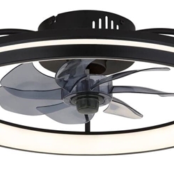 Ventilador de Techo Negro Mate - Imagen 1